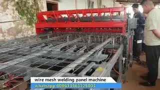 full automatic wire mesh welding panel machine whatsapp 13363125003