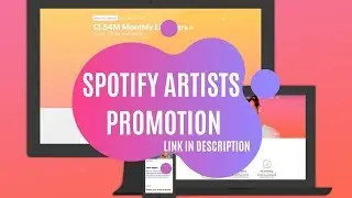 Spotify Artists Promotion Gain Real Streams & Gain Real Followers Music Marketing Link Below!