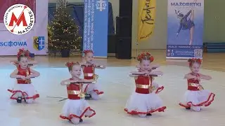 Formacja Open Baton Mini Kadetki - Queen Dolsk - Mikołajkowy Festiwal Mażoretek 2025