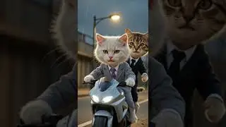 #BilliOnBike #CatRider #FunnyCat #CuteCat#CatVideo #ViralCats #CatReels #BikeCat#AnimalShortvideo #c