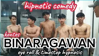 BINARAGAWAN hipnotis comedy // eyye roll, timestop hypnosis, hipnotis bandung, #viral