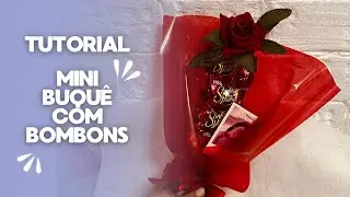 Mini Buqu&ecirc; com Bombons | Tutorial F&aacute;cil para Vender Presentes Personalizados