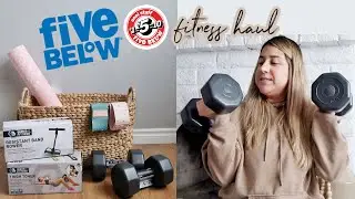 FIVE BELOW NEW FITNESS GEAR HAUL! + VLOG