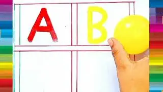 ABCD English Alphabet ❤️🔥 | ABC Learning For Kids | ABCD Alphabet For Kids | ABC Learn