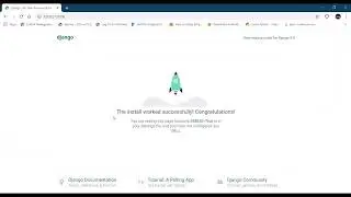 Python Django : Create Web App (1st Tutorial)