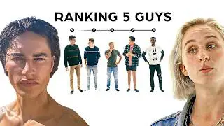 Ranking Men By Attractiveness | 5 Guys vs 5 Girls