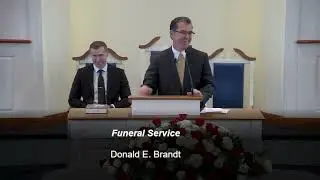 Funeral - Don Brandt Sr.