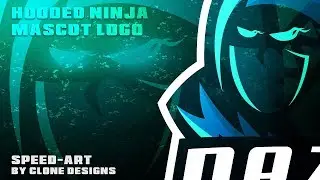 Hooded Ninja Speed-Art | Mascot Logo