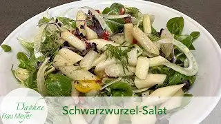 Lauwarmer Schwarzwurzel-Salat #schwarzwurzel #schwarzwurzelsalat #schwarzwurzelrezept