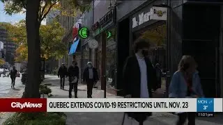 Quebec extends COVID-19 restrictions until November 23