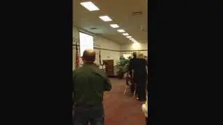 Michala Berend Singing the National Anthem for the Deaf Smith County Stock Show Auction!!