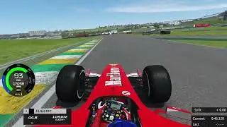 rFactor 2 F1 Interlagos Ferrari F2004  hot lap (Aut&oacute;dromo Jos&eacute; Carlos Pace) 1:09,072