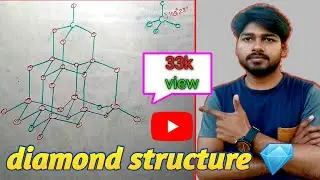 Diamond structure ||  हीरे की संरचना 🔥🔥