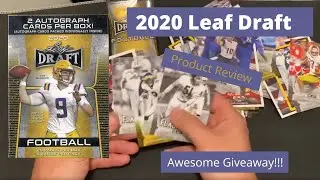 2020 Leaf Draft football - is it worth it??  Plus a GIVEAWAY!