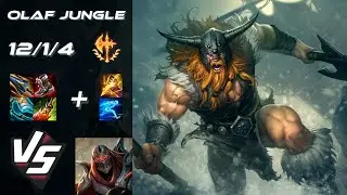 JUNGLE Olaf vs Zed - EU Challenger Patch 25.S2.4
