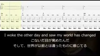 The Offspring - Can't Repeat  (ギター ベース TAB  歌詞  翻訳)