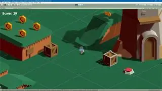WIP Start of physics-based pushing block puzzle