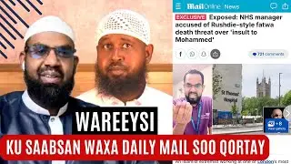 Wareeysi ku saabsan been abuurka Daily Mail iga sameeysay