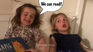 Mila and Emma can read!!!