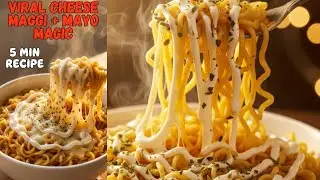 Viral Maggie recipe with loaded cheese and origano | Twist with mayonnaise | Food lover | Foodie