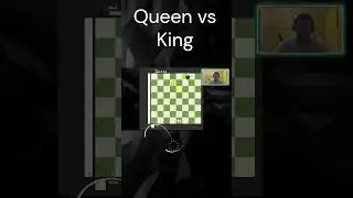 How to checkmate: Queen vs King #chess #howtoplaychess