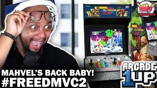 IT'S MAHVEL TIME BABY! - Arcade1Up's Marvel Vs. Capcom 2 Arcade Game REACTION | KAS  REACTS