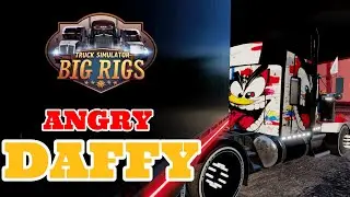 Angry DAFFY Kenworth W900 Hauling | Truck Simulator Big Rigs Gameplay 