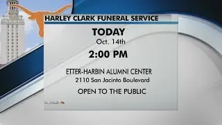 Harley Clark funeral service