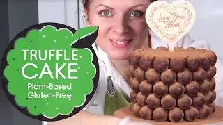 CHOCOLATE TRUFFLE CAKE | Vegan, Gluten-Free, No Refined Sugar | Detailed Masterclass for Beginners