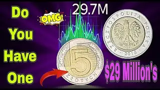 MOST EXPENSIVE 5 ZOLTY  COIN VALUE.|FUTURE VALUE OF POLAND 5 ZLOTY COIN.|MONEY