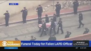 Funeral services set for LAPD Officer who suffered fatal injury in training exercise