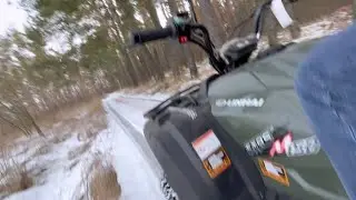 Тест драйв linhai 150 (когда поля были без мин 😅) январь 22