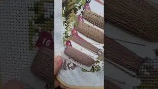 Главное кайфовать от каждого крестика ✨️ #вышивка #риолис #embroidery #crossstitch #рукоделие