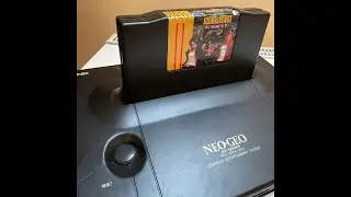 NEOGEO AES Custom 161 in 1 Game Cartridge Test