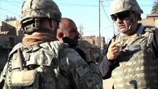 Airborne Soldiers patrolling Baghdad 2011