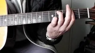 Play 'Wailing Wall' by Todd Rundgren, guitar chords with added melody and bum notes!
