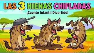 Las 3 hienas bobas cuento corto para niños🦴😆🐕