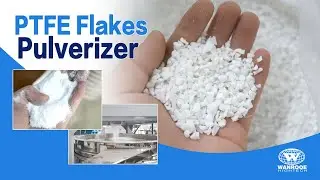 PTFE chips pulverizer丨plastic recycling machinery丨grinding mill&zwnj; for powder #manufacturing
