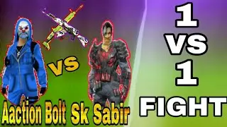 1 vs 1 Fight Sk Sabir Boss And Aaction Bolt | 1 vs 1 Custom Fight Free Fire | Hidden Gamer YT