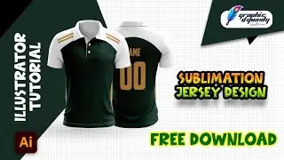 How to Design Sublimation Jersey | Adobe Illustrator | Tutorial | Sublimation Printing