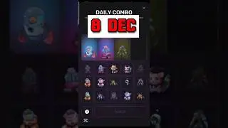 8 December pixeltap daily combo | pixel tap by pixelverse combo card today 8 Dec #pixeltapkombo