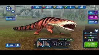 Every jurrasic world the game dinosaur i have (HUGE UPDATE TO PARK)