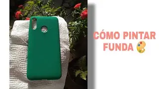 COMO PINTAR FUNDA DE SILICÓN CON PINTURA ACRÍLICA 🖌️