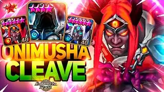 SHIELD/WILL CLEAVE with DOUBLE ONIMUSHA