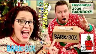 BARKBOX&reg; December 2020 Unboxing Peanuts Edition | Must Or Bust | Small Dog