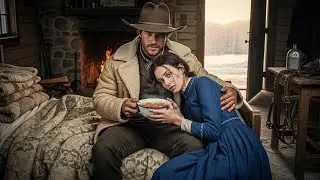 She Fainted From Hunger In The Snow Outside Town, The Cowboy Carried Her In And Fed Her Soup