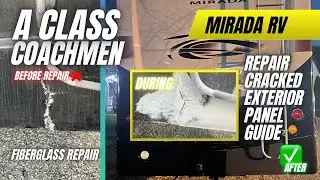 Do This To Repair Fiberglass Cracks In Your RV! Rv & Trailer Repair Guide