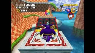Sonic Heroes - Seaside Hill T-Rose - 584 Rings (TWR)