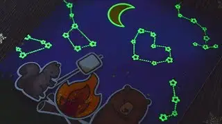How to make a card that glows in the dark