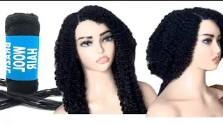 🥹WOW!!! Curly Crochet Wig Using Brazilian wool